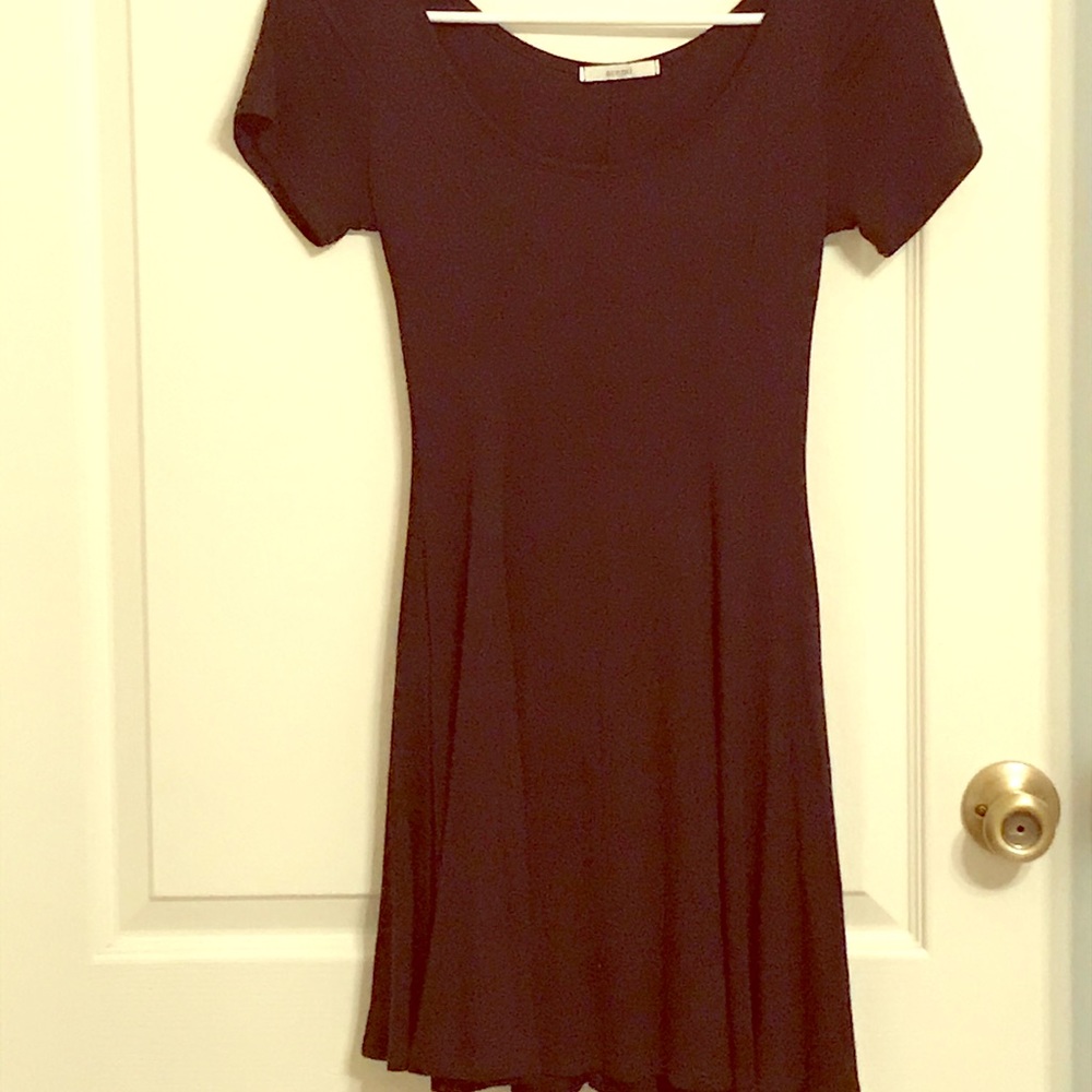 🍍Black shirt dress